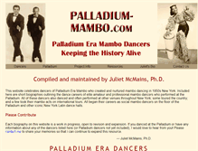 Tablet Screenshot of palladium-mambo.com